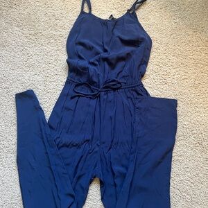 Forever 21 Deep Blue Jumpsuit